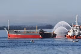 Đã tìm thấy thi thể thuyền viên mất tích trong vụ nổ tàu chở dầu ở Quảng Ngãi