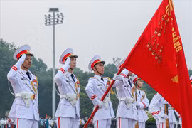 Lễ chào cờ thiêng liêng ở Quảng trường Ba Đình sáng 2.9