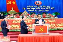 Bầu 53 đồng chí vào Ban Chấp hành Đảng bộ tỉnh Gia Lai nhiệm kỳ 2020-2025