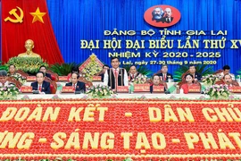 Một số hình ảnh về ngày làm việc chính thức đầu tiên Đại hội đại biểu Đảng bộ tỉnh Gia Lai lần thứ XVI