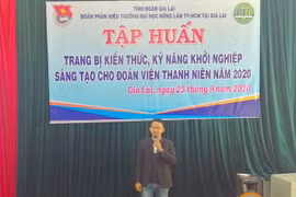 Tập huấn trang bị kỹ năng khởi nghiệp sáng tạo cho sinh viên