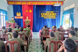 Kông Chro: Tập huấn nghiệp vụ cho lực lượng Công an xã