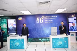 Thực hiện cuộc gọi 5G đầu tiên trên thiết bị hạ tầng mạng do Việt Nam sản xuất