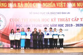 Gia Lai: Trao 44 giải cuộc thi khoa học kỹ thuật cấp tỉnh học sinh trung học
