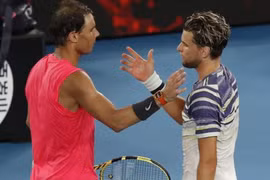 Tay vợt số 1 thế giới Nadal bị loại ở tứ kết Giải Úc mở rộng