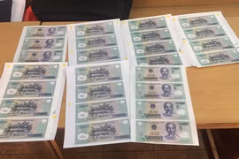 Phá đường dây sản xuất tiền giả do thanh niên 9X cầm đầu