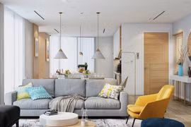 Căn hộ 24m2 thoáng đãng nhờ cách chọn màu sắc thông minh