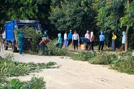 Thành phố Kon Tum: Xử lý các bãi rác tự phát tại khu vực bờ kè sông Đăk Bla