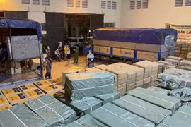 Bắt một người Trung Quốc điều hành kho hàng giả cực lớn