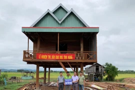 Ia Pa: Bàn giao 3 căn "Nhà tình nghĩa" cho hộ nghèo