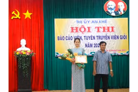 An Khê: Hội thi báo cáo viên, tuyên truyền viên giỏi