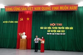 Kông Chro hội thi báo cáo viên, tuyên truyền viên giỏi