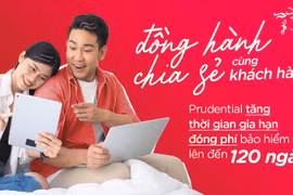 Prudential tăng thời gian gia hạn đóng phí bảo hiểm lên đến 120 ngày