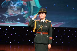 Ca sĩ Lương Nguyệt Anh xuất sắc giành giải Ba đơn ca nữ tại Army Games 2021