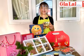 Bánh Trung thu chay handmade-Trao gửi yêu thương