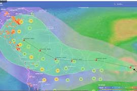 Bão số 5 giật cấp 13 ở Hoàng Sa, 500 tàu cá trong vùng nguy hiểm