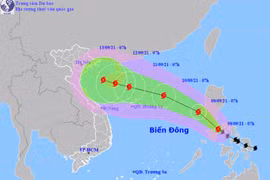 Bão Conson khả năng mạnh cấp 9-10 khi vào Biển Đông