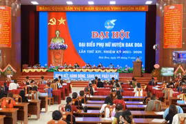 Bà Nay Danh Nam tái đắc cử chức Chủ tịch Hội LHPN huyện Đak Đoa