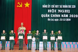 Sư đoàn 320 tổ chức hội nghị quân chính năm 2020