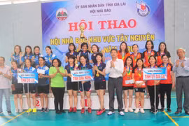 Sôi nổi ngày hội thể thao của người làm báo Tây Nguyên