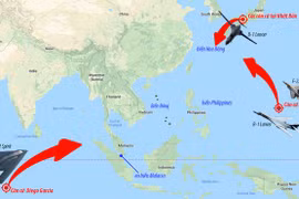 Biển Đông giữa trùng điệp chiến đấu cơ tối tân