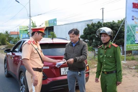 Công an huyện Kbang tăng cường đảm bảo an ninh trật tự dịp Tết