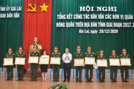 Tổng kết công tác dân vận các đơn vị quân đội đóng quân trên địa bàn tỉnh Gia Lai giai đoạn 2017-2020