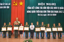 Tổng kết công tác dân vận các đơn vị quân đội đóng quân trên địa bàn tỉnh Gia Lai giai đoạn 2017-2020