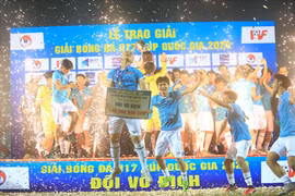 Đánh bại Viettel, PVF giành chức vô địch U17 Cúp Quốc gia 2020