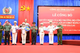 Thành lập Cơ quan Ủy ban Kiểm tra Đảng ủy Công an tỉnh Gia Lai