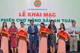 Gia Lai: Khai mạc Phiên chợ nông sản an toàn lần thứ I-2020