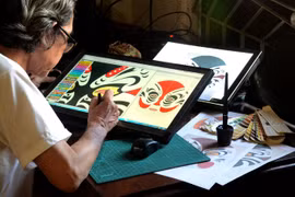 Mơ số hóa mặt nạ tuồng