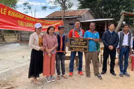 Khánh thành công trình nước tự chảy tại làng Lơ Pơ