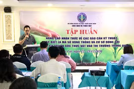 Cục Bảo vệ thực vật tập huấn về mã số vùng trồng và cơ sở đóng gói