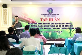 Cục Bảo vệ thực vật tập huấn về mã số vùng trồng và cơ sở đóng gói
