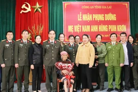 Công an tỉnh Gia Lai nhận phụng dưỡng đến cuối đời Mẹ Việt Nam Anh hùng Puih Krơn