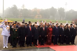 Lãnh đạo Đảng, Nhà nước vào Lăng viếng Chủ tịch Hồ Chí Minh