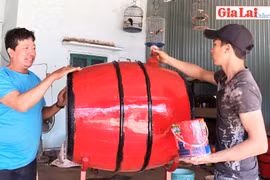 Giữ nghề làm trống gia truyền