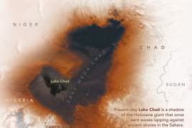 Vệ tinh chụp được "vùng biển ma" chưa từng thấy giữa sa mạc Sahara