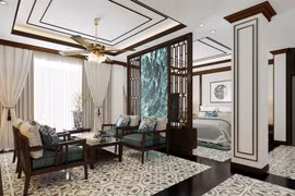 Ngôi nhà phố đẹp nhờ sử dụng chất liệu có màu sắc tự nhiên