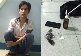 Pleiku: Tạm giữ đối tượng tàng trữ ma túy và súng tự chế