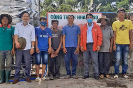 Bàn giao công trình giếng nước tại xã Đak Tơ Pang