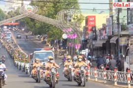 Công an thành phố Pleiku đảm bảo an ninh trật tự phục vụ bầu cử