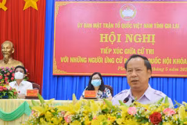 Gia Lai: Ứng cử viên đại biểu Quốc hội khóa XV kết thúc chương trình tiếp xúc cử tri vận động bầu cử