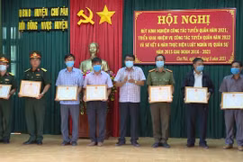 Chư Păh sơ kết 6 năm thực hiện Luật Nghĩa vụ Quân sự