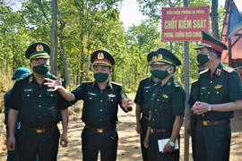 Siết chặt "phòng tuyến" chống dịch trên tuyến biên giới tỉnh Gia Lai