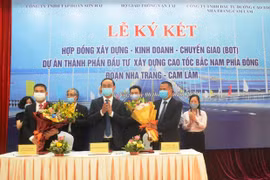 Dự án cao tốc Bắc-Nam đầu tiên được ký kết đầu tư hình thức PPP