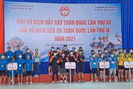 Gia Lai giành 22 huy chương tại Giải Vô địch đẩy gậy và Giải Vô địch kéo co toàn quốc