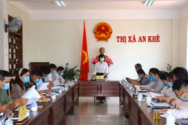 Phó Chủ tịch UBND tỉnh Gia Lai Nguyễn Thị Thanh Lịch: An Khê cần xử lý nghiêm trường hợp vi phạm quy định phòng-chống dịch