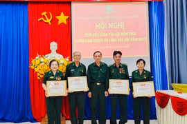 58 tập thể, cá nhân của Hội Cựu Thanh niên xung phong TP. Pleiku được tặng giấy khen